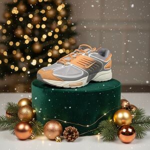 Nike Gray and Orange Athletic Shoes